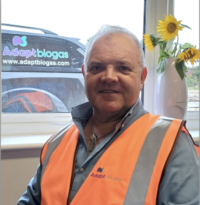 new staff member - Andrew McFazdean, Adapt Biogas - Commercial Procurement Manager