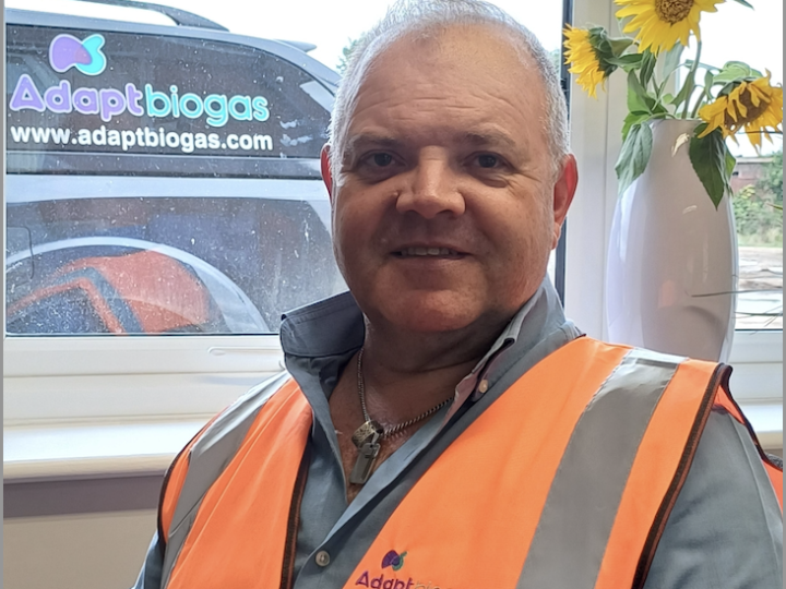 new staff member - Andrew McFazdean, Adapt Biogas