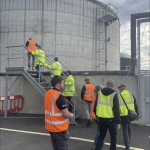 IGEM visit Evercreech plant, site visit with Adapt biogas